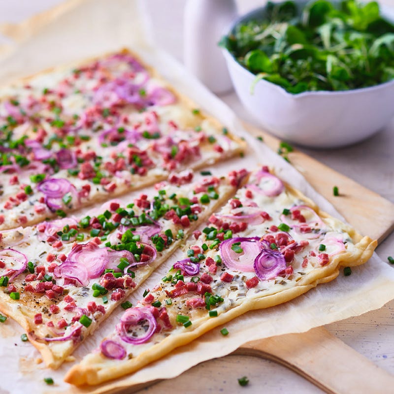 Foto van Klassieke flammkuchen door WW