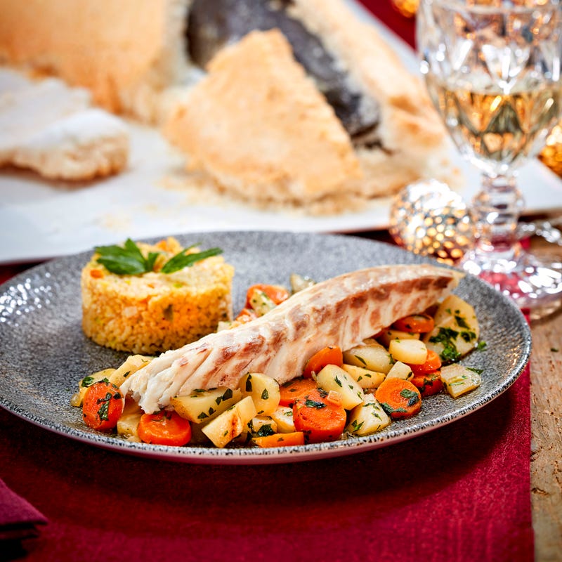 Fisch in der Salzkruste