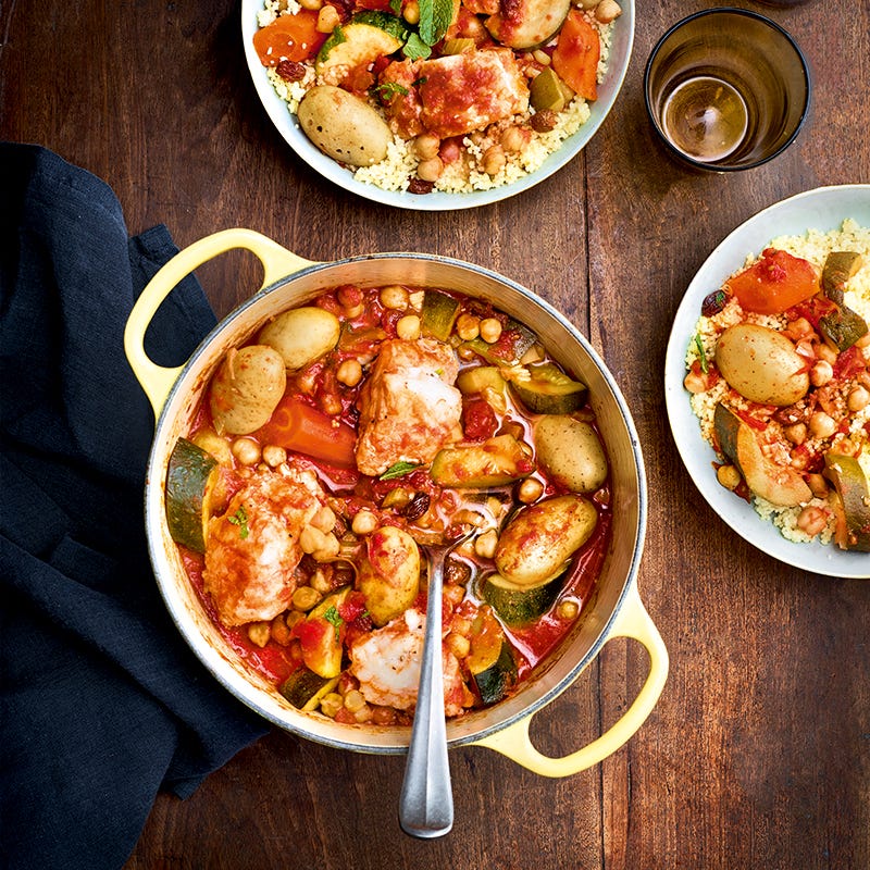 Foto van Marokkaanse visragout door WW