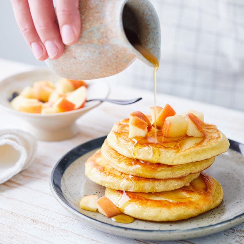 Apfel-Pancakes