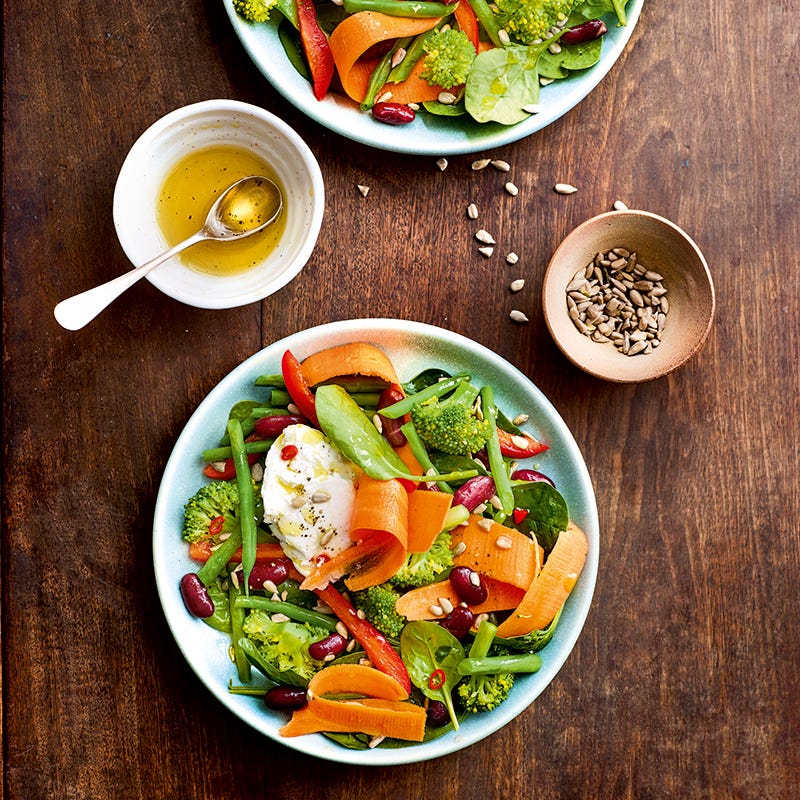 Foto van Wintersalade met geitenkaas en honing door WW