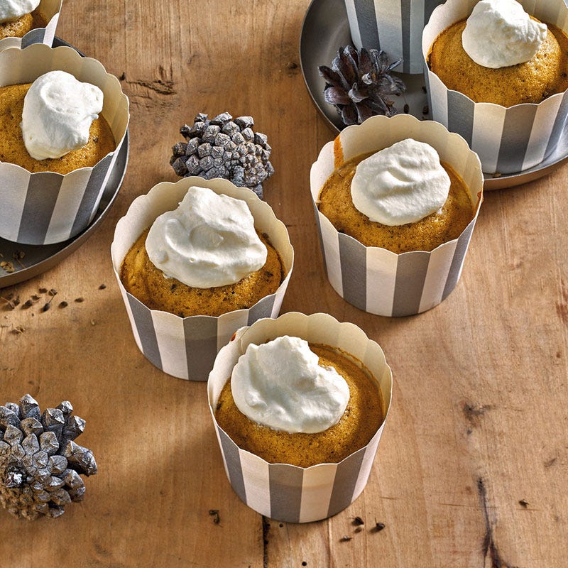 Eiserkuchen-Muffins mit Sahnehaube