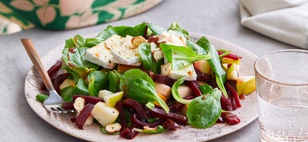 Salade de rampon et betteraves