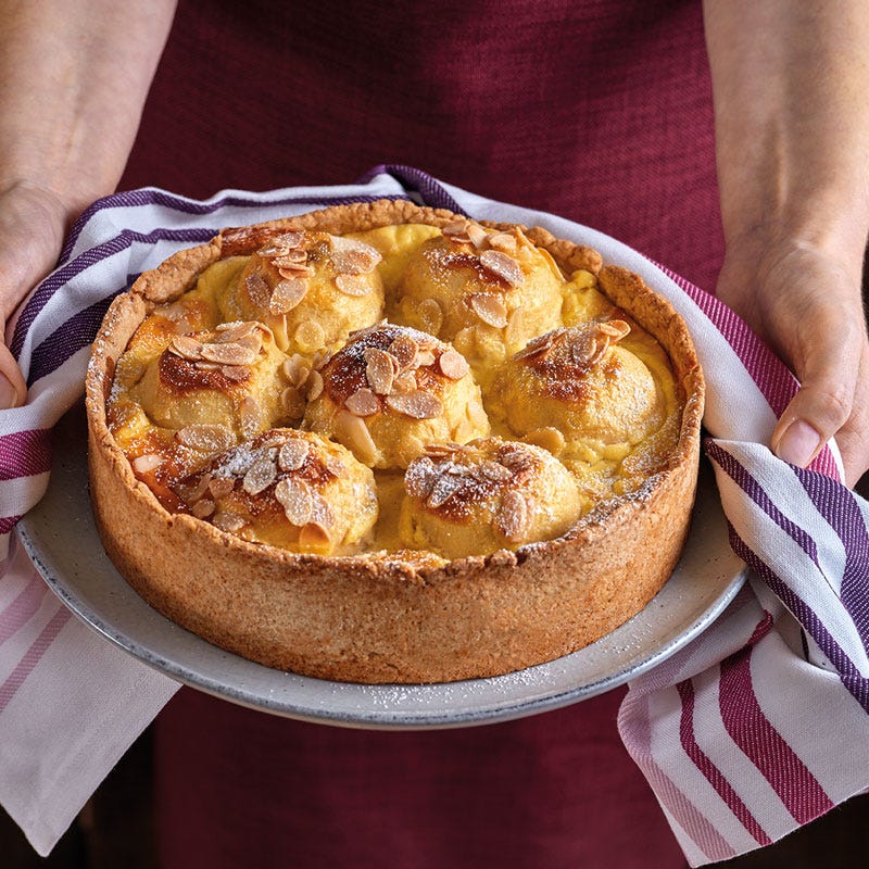 Bratapfel-Pudding-Kuchen