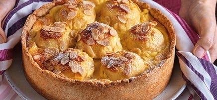 Bratapfel-Pudding-Kuchen