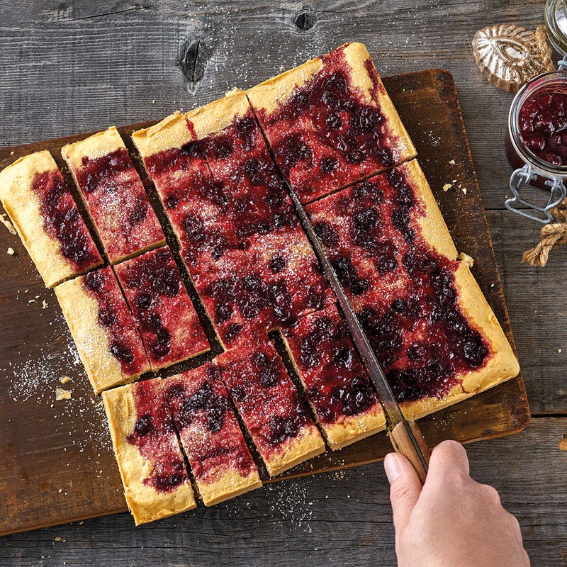 Preiselbeerschnitten