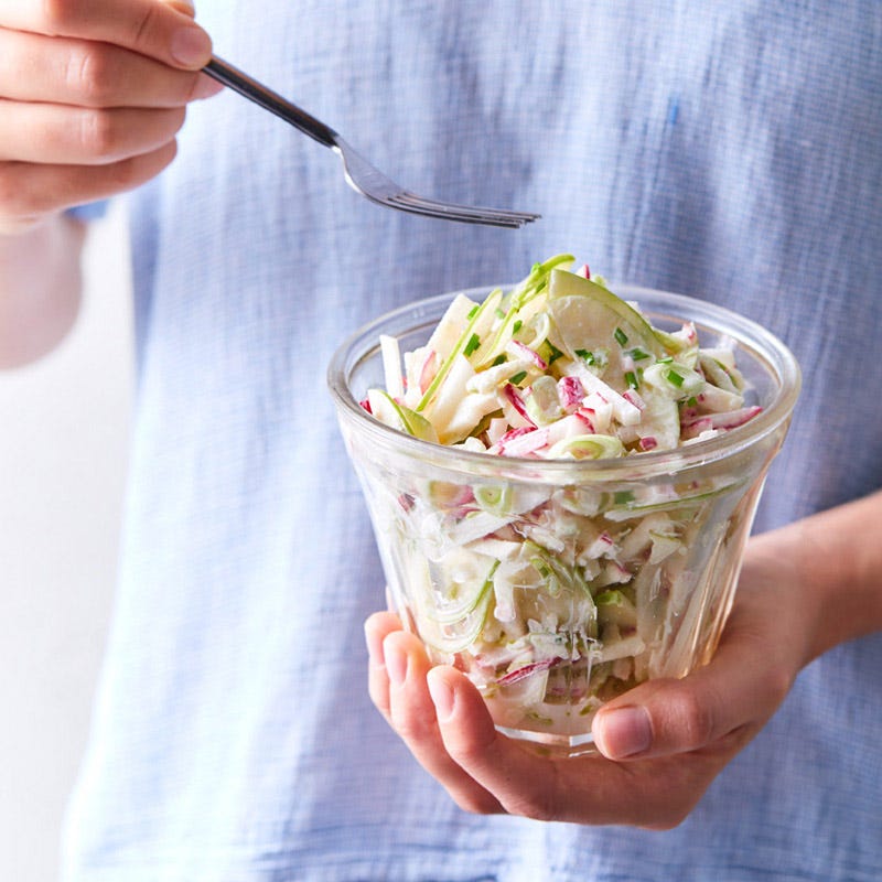 Apfel-Radieschen-Salat