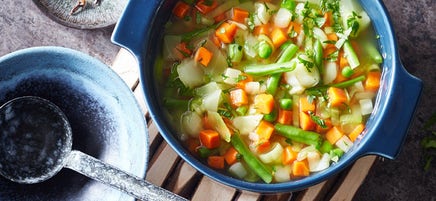 Schnelle 0-Punkte-Gemüsesuppe