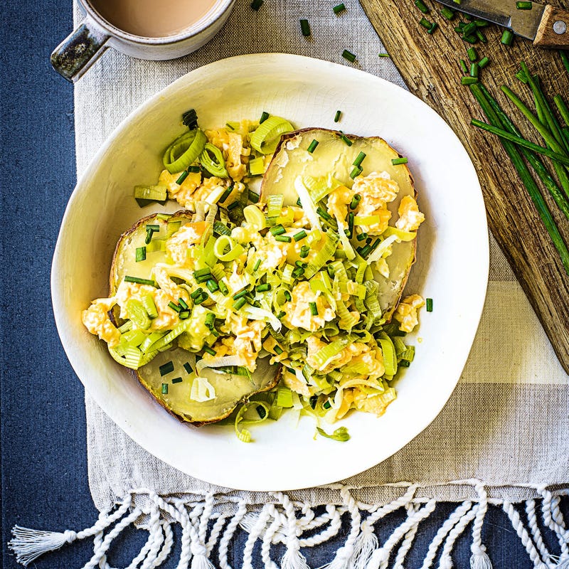 Photo of Cheese & leek jacket potatoes by WW