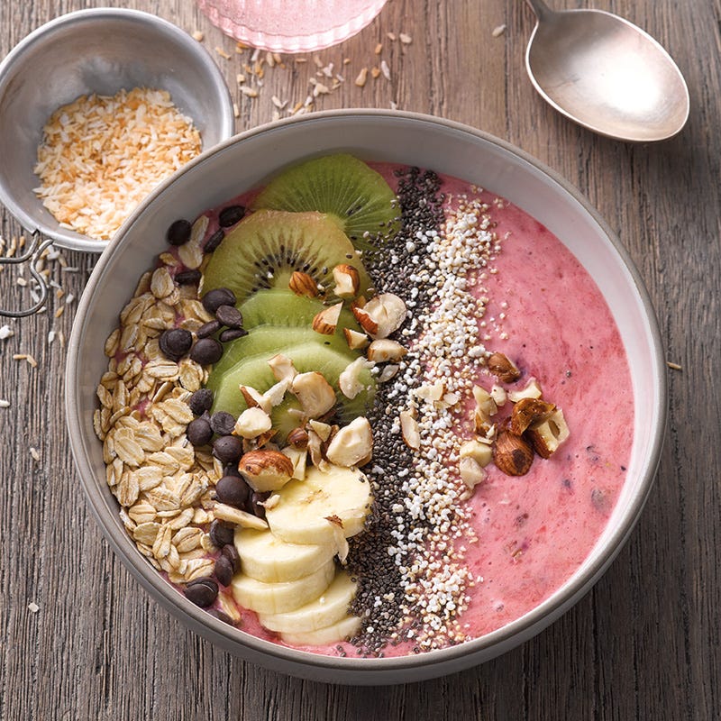 Bunte Smoothiebowl