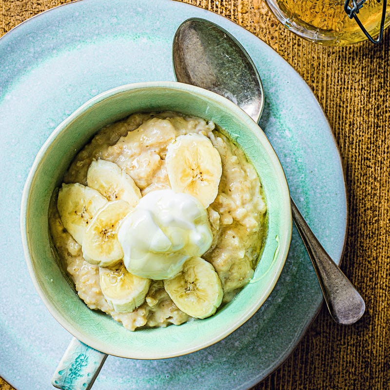 Photo of Peanut butter, banana & agave porridge by WW