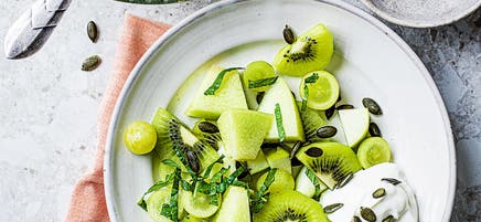 Green goddess fruit salad