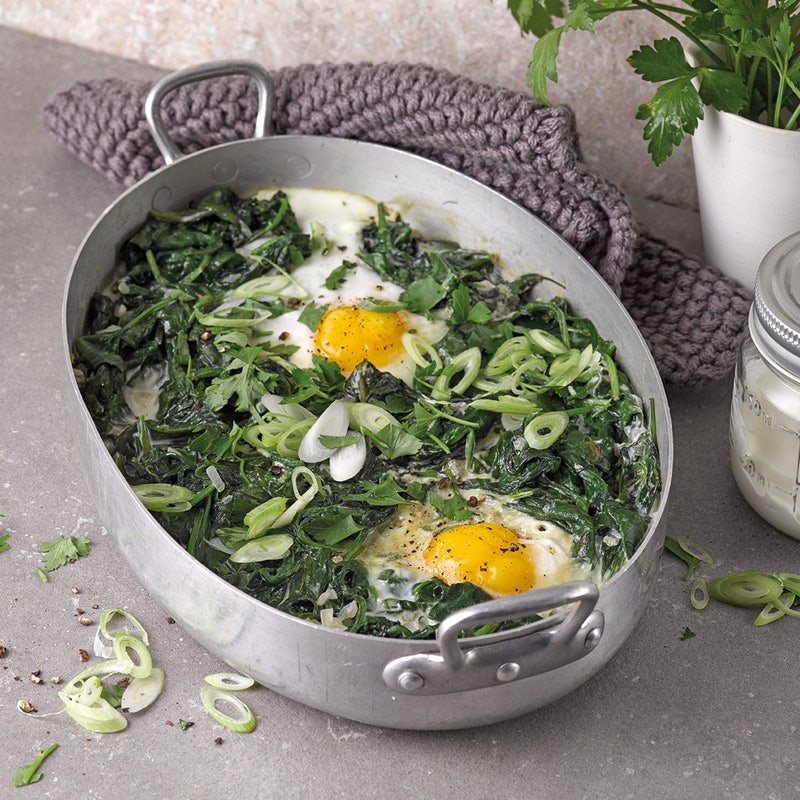 Grünes Shakshuka