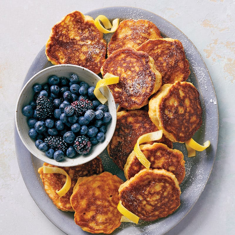 Fluffige Zitronen-Ricotta-Pancakes