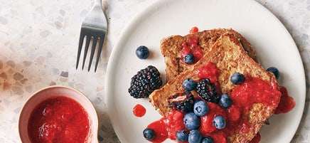 French Toast mit Erdbeersauce