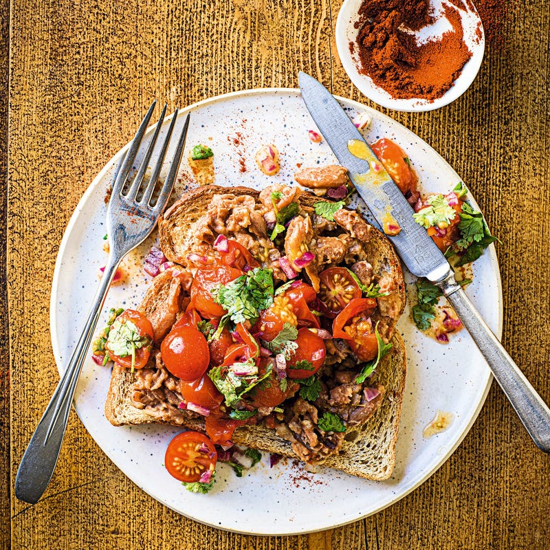 Photo of Tex-Mex tomatoes on toast by WW