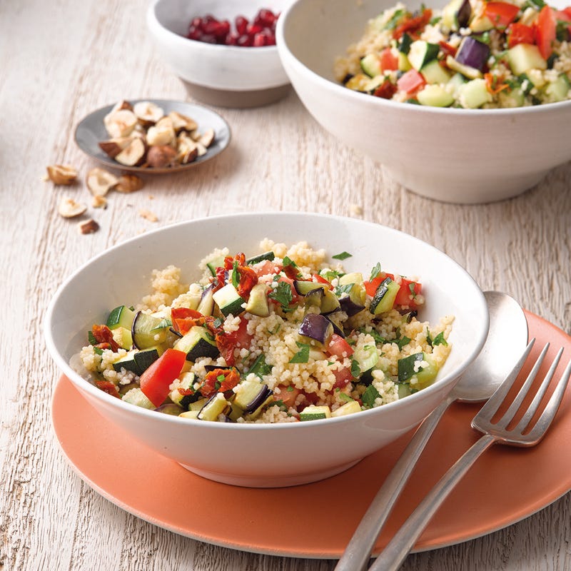 Bunter Couscoussalat