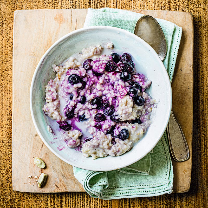 Photo of Coconut, cardamom & blueberry porridge by WW