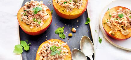 Nectarines au thon