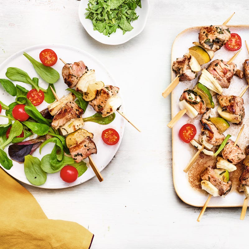 Photo de Brochettes de veau, fenouil et citron vert prise par WW
