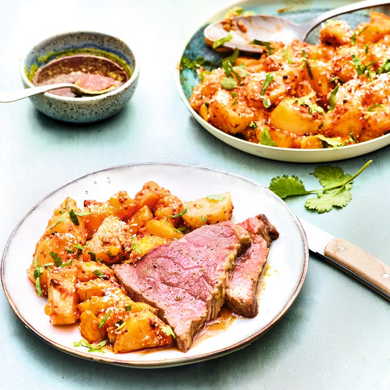 Photo de Bœuf aux épices et curry de mangue prise par WW