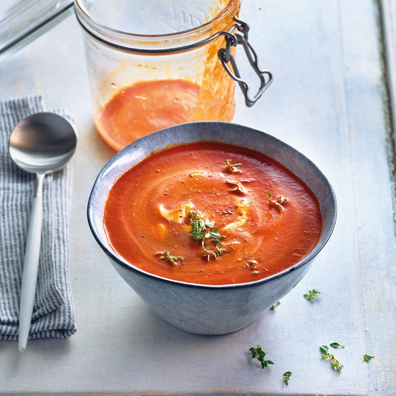 Geröstete Paprikasuppe