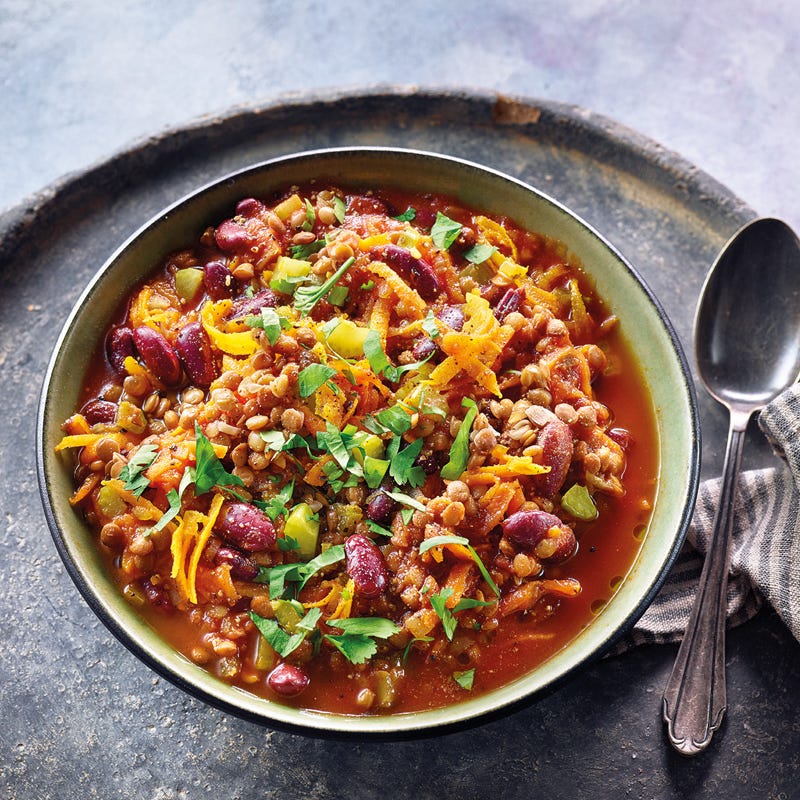 Linsenchili mit Jalapeños