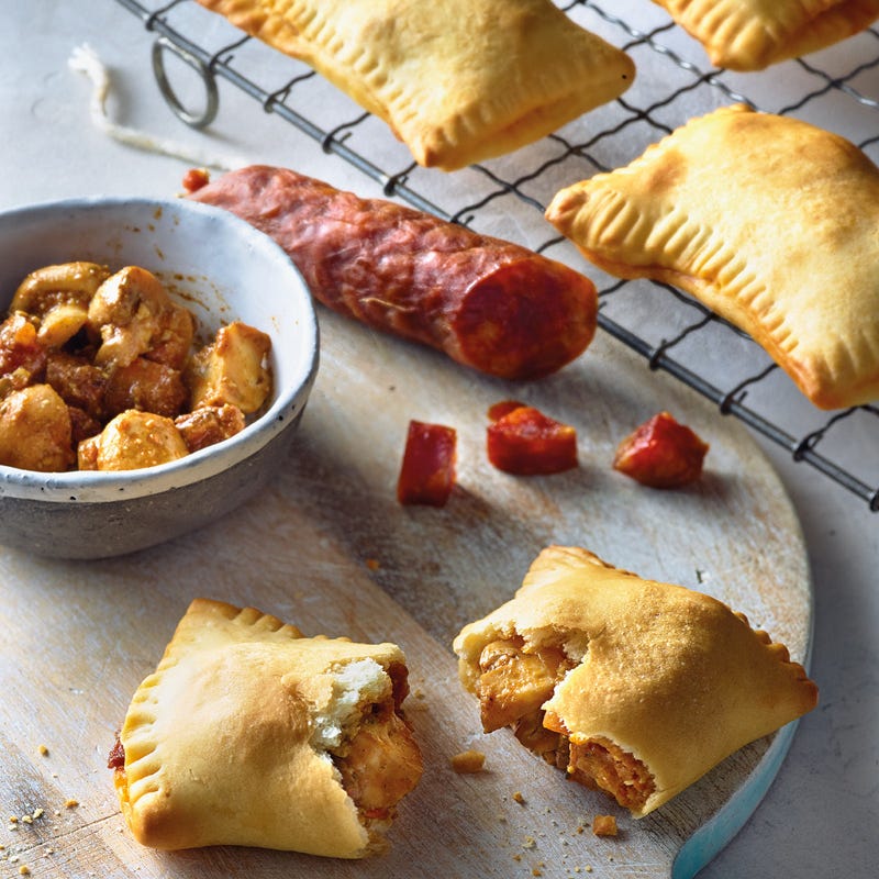 Pizzataschen mit Chorizo
