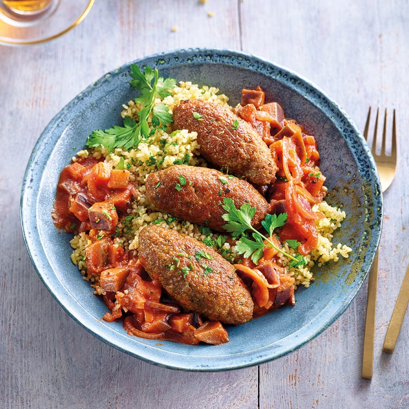 Lammköfte mit Bulgur