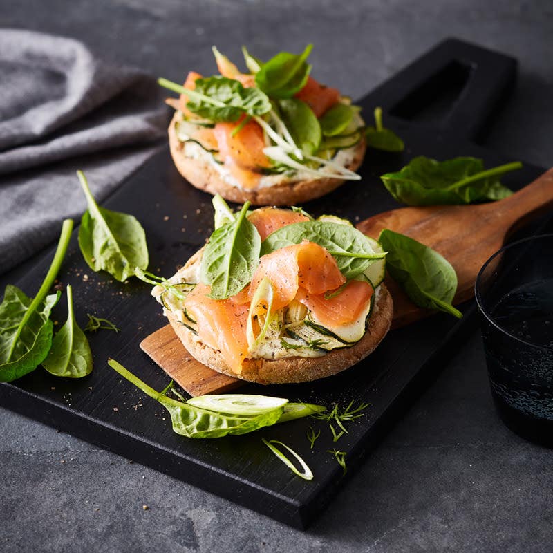Blitztoast Lachs