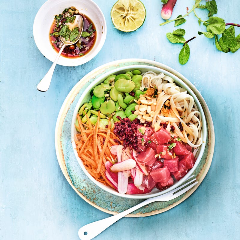 Photo de Poke bowl au thon rouge prise par WW