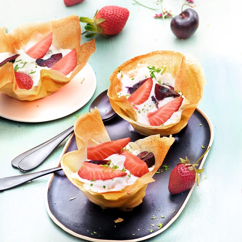 Photo de Tulipe de fraises et cerises à la chantilly prise par WW