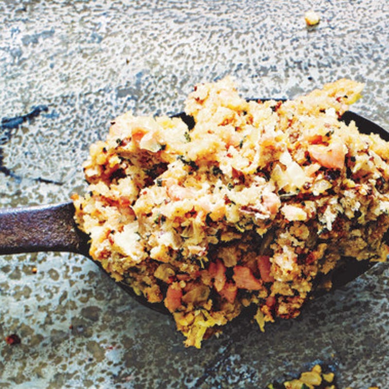 Photo de/du Farce au pain, thym et champignons par WW