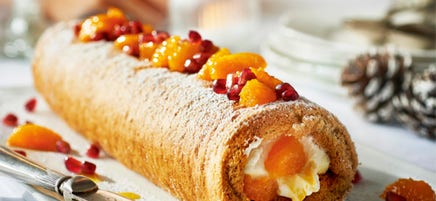 Bûche à la clémentine