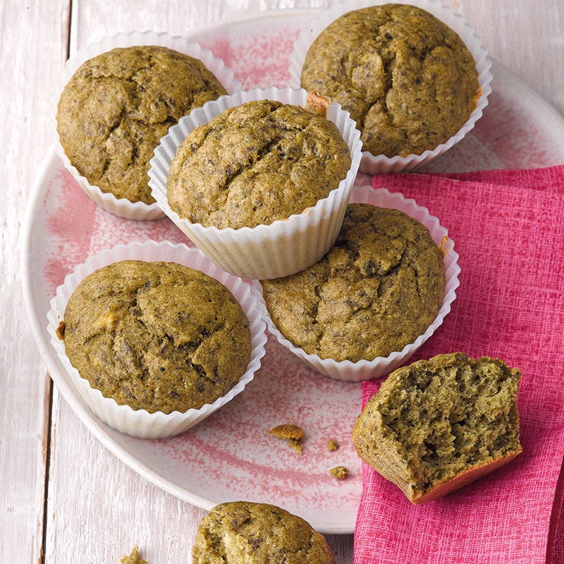 Matcha-Frühstücksmuffins