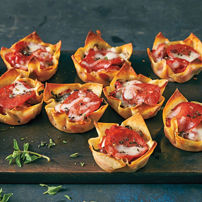 Salami-Pizza-Muffins
