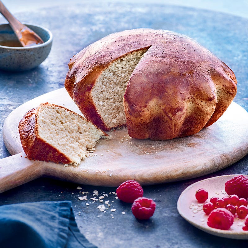 Brioche aux flocons d’avoine