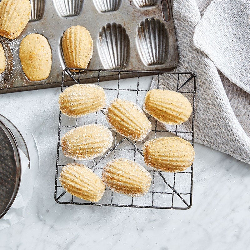 Orange spiced madeleines