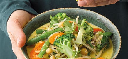 Curry de légumes et pois chiches