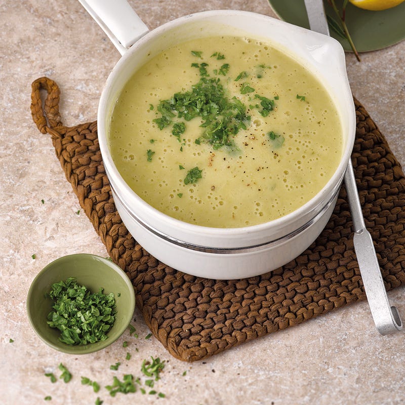 Cremige Kartoffel-Lauch-Suppe