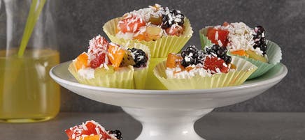 Frozen-Yogurt-Cups à la noix de coco