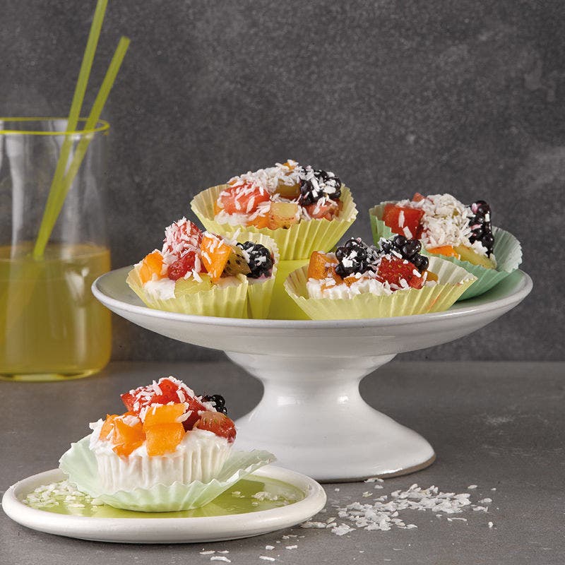 Frozen-Yogurt-Cups mit Kokos