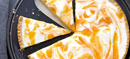 Tarte de yaourt et de mangue