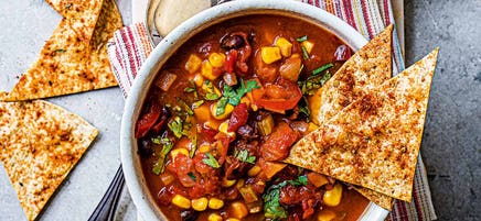 Spicy corn chowder