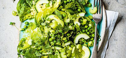 Garden greens salad