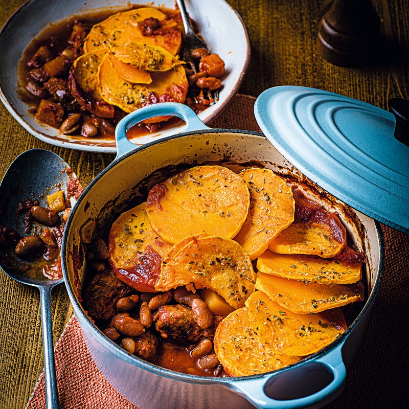 Photo of Banger, baked bean & butternut squash bake by WW