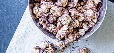Salted chocolate popcorn