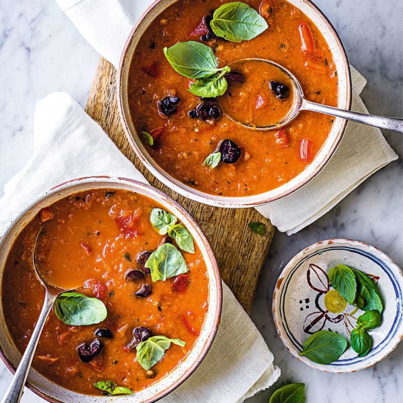 Photo of Mediterranean-style roasted tomato & pepper soup by WW