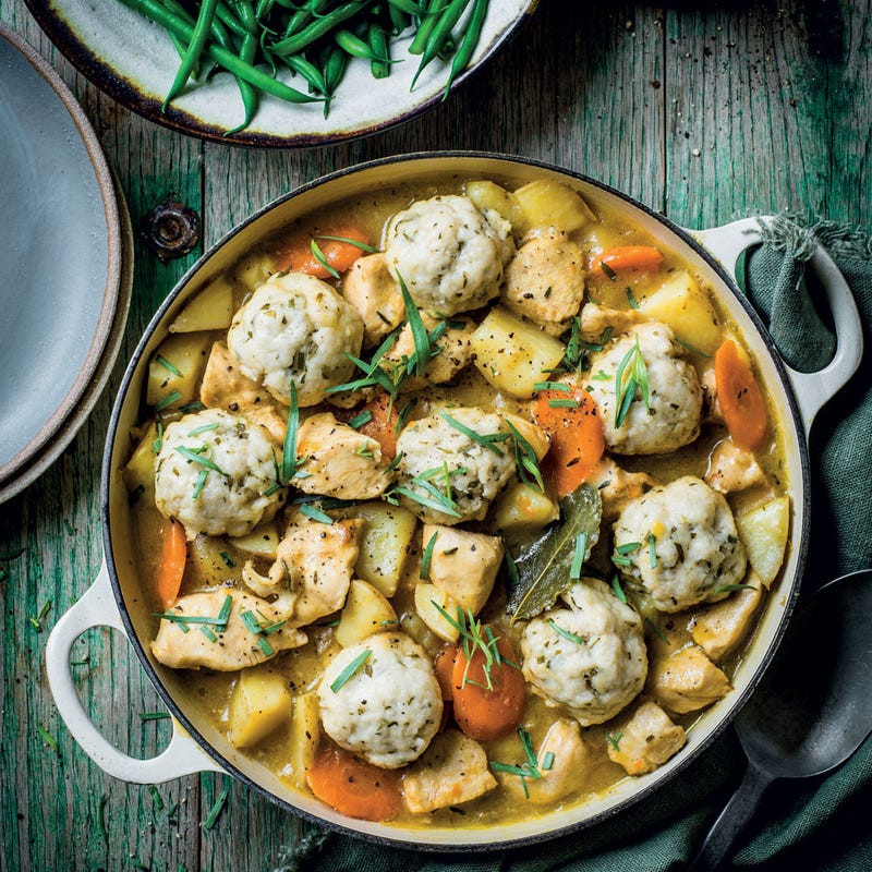 Poulet en cocotte et boulettes