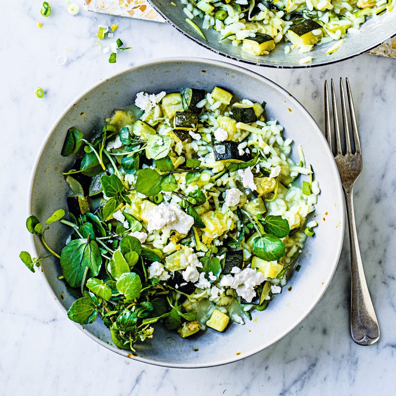Photo of Courgette, lemon & feta risotto by WW
